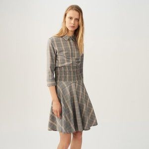 Maje Plaid Resha Dress Size Small